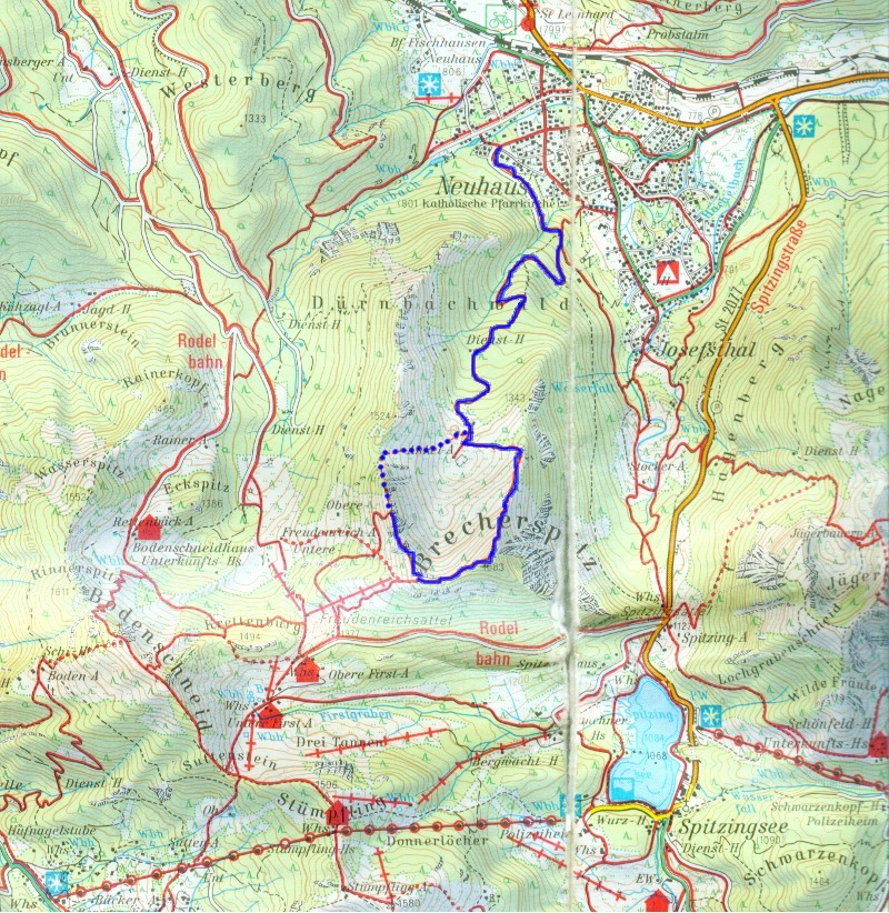 Bergtour zum Brecherspitz 2013